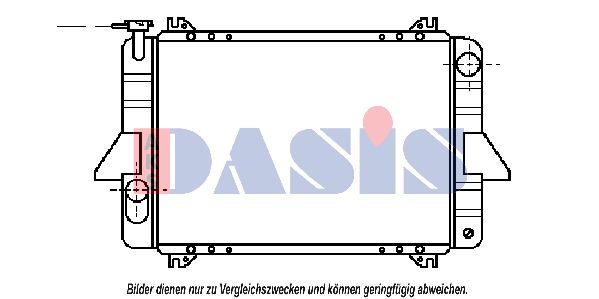 AKS DASIS Jäähdytin,moottorin jäähdytys 070660N